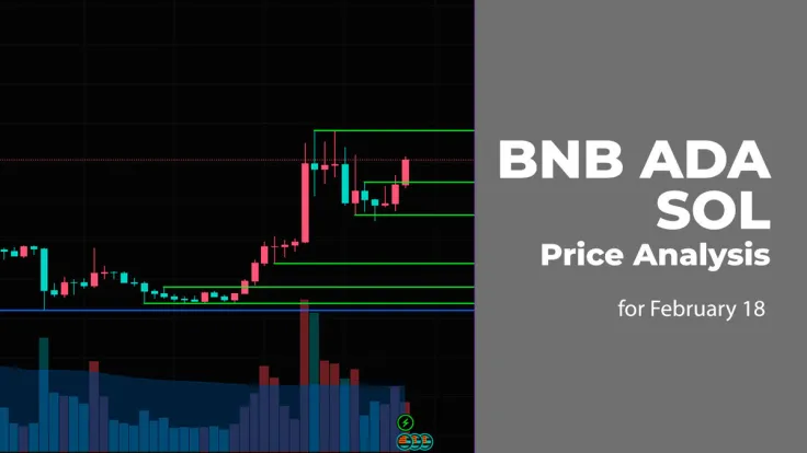 BNB, ADA and SOL Price Prediction for February 18