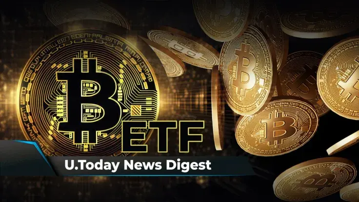 Vanguard Left Bitcoin ETF Inflows in the Dust, Nearly $1 Billion in BTC Vanishes After Transfer From Coinbase, Binance to Delist Six BTC, ETH and BNB Trading Pairs: Crypto News Digest by U.Today