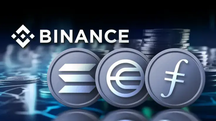 Binance Makes Big Announcement With New Solana, Worldcoin and Filecoin Listings