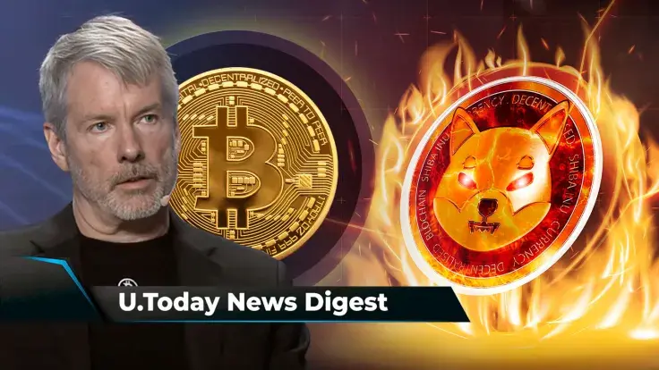 Michael Saylor Shares Crucial BTC Advice, Shiba Inu Burn Rate Surges 12,842%, Cardano Spikes 162% in Trading Volume: Crypto News Digest by U.Today