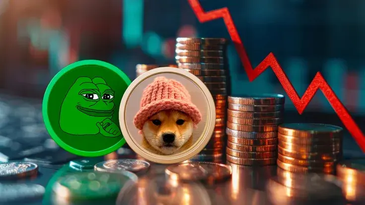 PEPE, Dogwifhat See Major Losses as Crypto Market Dives: Details