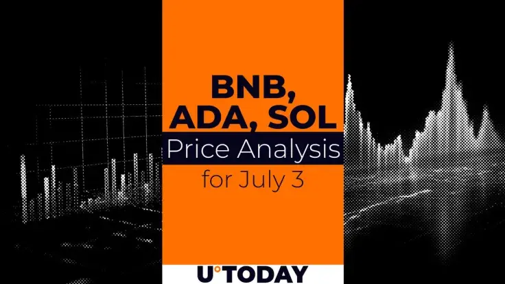 BNB, ADA and SOL Price Prediction for July 3