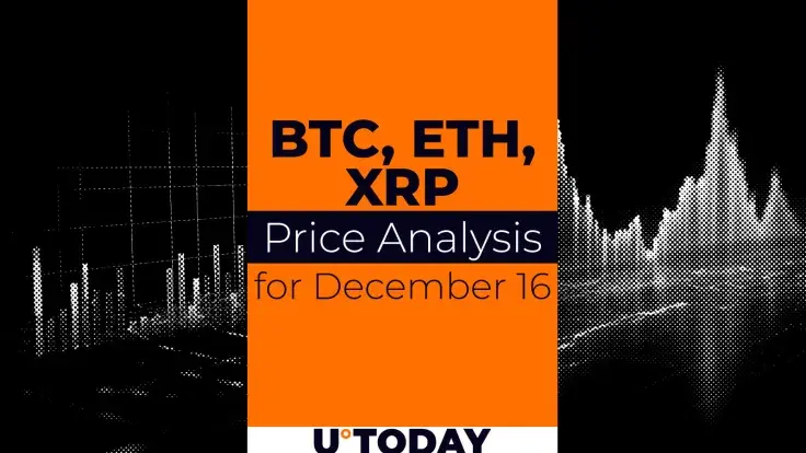 BTC, ETH and XRP Price Prediction for December 16