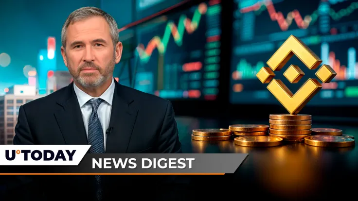 Ripple CEO Spotlights Surprising Crypto Data, Binance to Potentially Delist Multiple Crypto Assets, Fidelity's Solana ETF Filing Acknowledged by SEC: Crypto News Digest by U.Today
