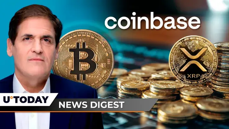 Coinbase Drops Major XRP Update, Bitcoin Is Better Buy Right Now, Says Mark Cuban; Ripple CEO Teases Approaching Major Ripple Event in June: Crypto News Digest by U.Today