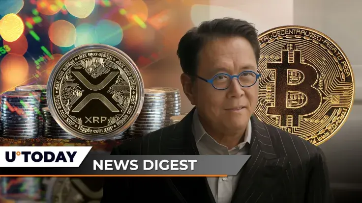 XRP Skyrockets 8,466% in Abnormal Liquidation Imbalance, 'Rich Dad Poor Dad' Author Predicts Bitcoin Could Reach $1 Million, Canada’s XRP ETF Goes Zero-Fee: Crypto News Digest by U.Today