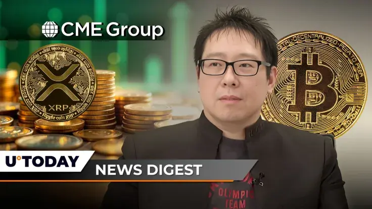 CME Group's XRP Futures Hit $542 Million in Monthly Volume, Samson Mow Predicts Omega Candle With $100,000 Surge in One Day: Crypto News Digest by U.Today
