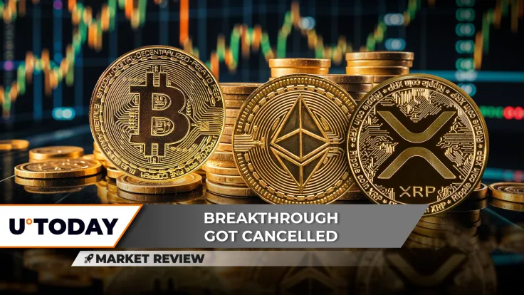 Failed Bitcoin (BTC) Breakout: Critical, XRP Symmetrical Triangle Explosion? Ethereum (ETH) Dominance Brings $5,000