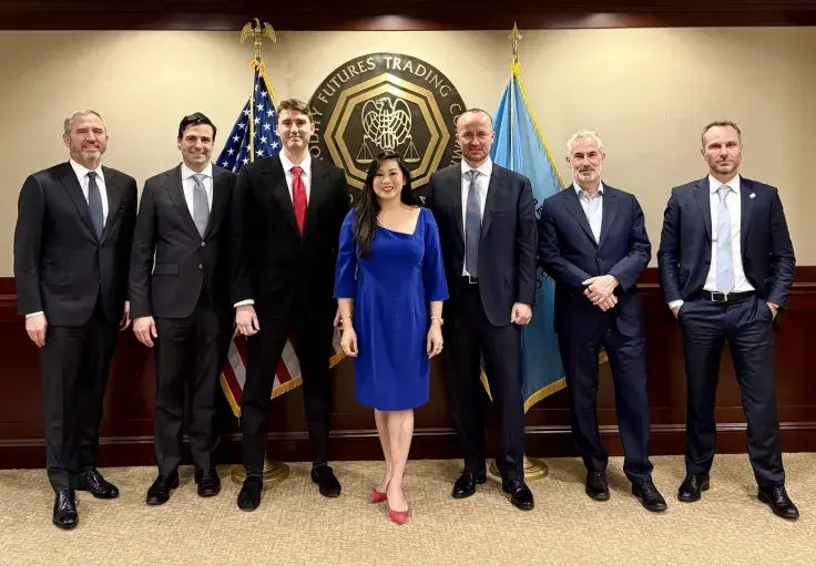 Ripple CEO Pictured with Tether's Ardoino