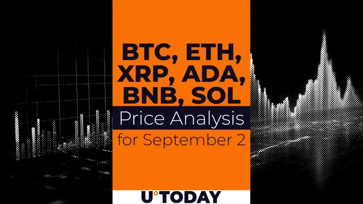 BTC, ETH, XRP, ADA, BNB and SOL Price Prediction for September 2