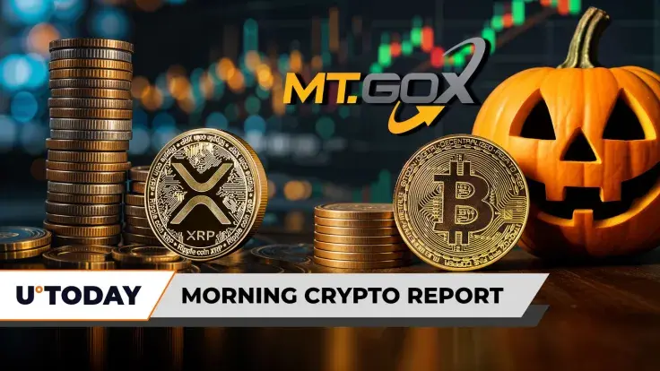 Morning Crypto Report: Mt. Gox Halloween Deadline Haunts Bitcoin at $111,000, XRP in Focus as Ripple Joins US Summit, $500 Million Binance Outflow Adds Fear