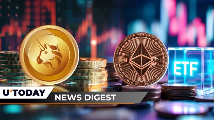 $1.3 Billion Inflow to Ethereum ETFs, MetaMask Rewards Close, Top DEX Uniswap Slammed: Ethereum News Recap