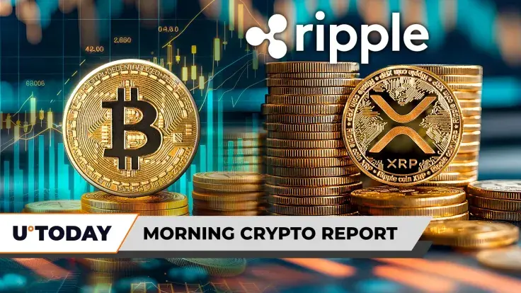 Morning Crypto Report: $610 Million XRP Surprise by Ripple, Bitcoin (BTC) Smashes $126,000 Record, Shiba Inu (SHIB) Faces Survival Questions