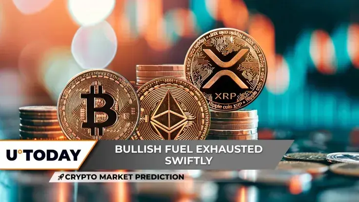 Crypto Market Prediction: Bitcoin's (BTC) Catastrophic Move, Ethereum (ETH) to Nosedive to $3,000? Can XRP Reach $3 Again in 2025?