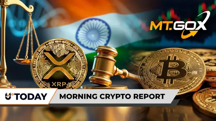Morning Crypto Report: XRP Scores Legal Win in India, Mt. Gox Delays Bitcoin Payouts, China Warns of Crypto Risks