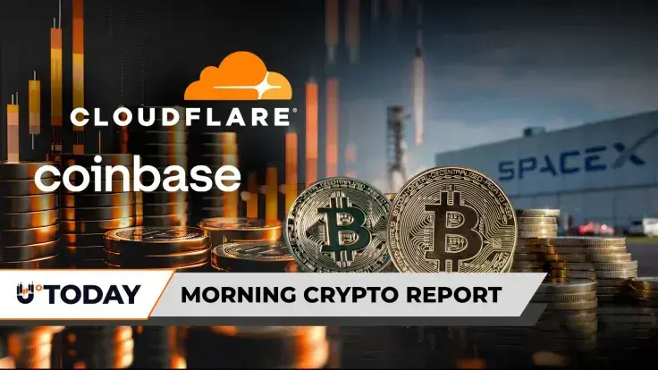 Morning Crypto Report: Elon Musk's SpaceX Relocates $100 Million in Bitcoin, USD Stablecoin $1 Million Exploit, New Cloudflare Outage Takes Down Coinbase