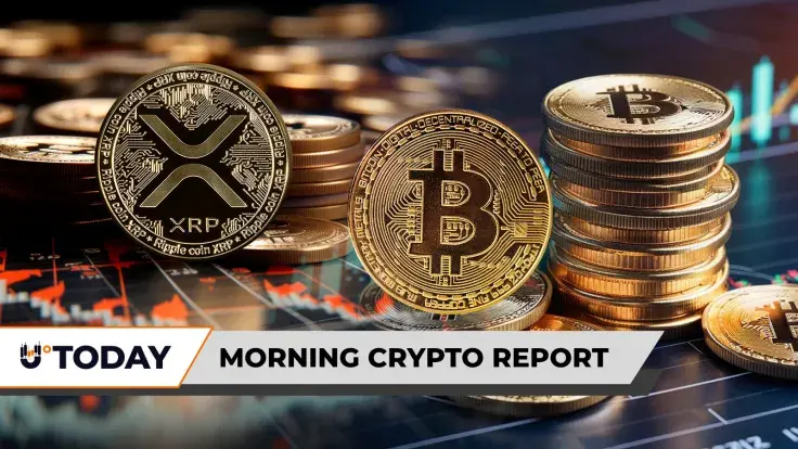 Morning Crypto Report: XRP Loses 89% in Fee Revenue, Satoshi Nakamoto Appears at New York Stock Exchange, Bitcoin Rockets 3,065% in Liquidation Imbalance