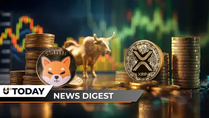 Shiba Inu (SHIB) Price Flashes Bullish Signal, XRP Sees 34% Jump in Weekly Inflows, Cardano Midnight (NIGHT) up 20% — Crypto News Digest