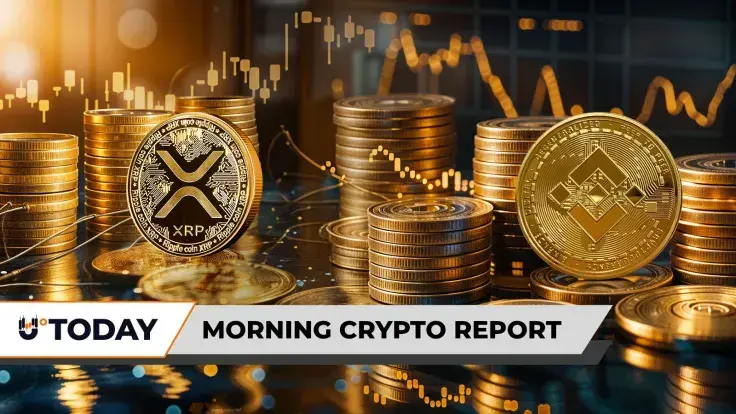 Morning Crypto Report: Don't Ignore This 9.69% Golden Cross Setup for XRP, Binance Burns $1.29 Billion in BNB Like Nothing, "$1 Million Bitcoin" Advocate Mow Predicts Decade-Long Bull Run