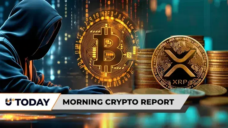 Morning Crypto Report: XRP up 11% in Best Q1 Since 2023, Satoshi's First-Ever Bitcoin Transfer Meets $2.4 Billion Twist, Cardano Sees Abnormal $0 as ADA Bears Disappear