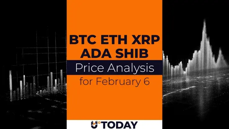 BTC, ETH, XRP, ADA and SHIB Price Analysis for February 6