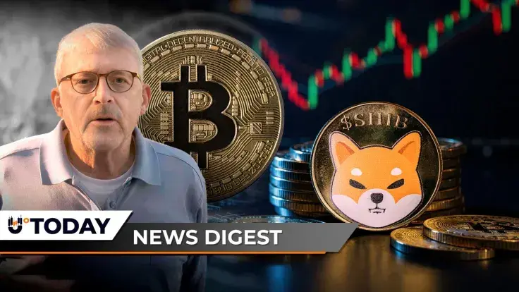 U.Today Crypto Digest: Shiba Inu (SHIB) Eyes Potential 700% Rally, XRP Ledger Breaks Historical Record, Peter Brandt Issues Bearish Bitcoin Price Prediction 