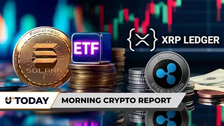 Morning Crypto Report: Europe Leads Ripple USD Activity on XRP Ledger, Dormant Ethereum Wallet With 6,335x Profit Fails 1 ETH Deposit, Solana Records $31 Million Weekly ETF Inflows Amid 'Buoyant' Sentiment