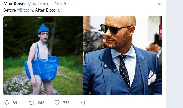 Before and after Bitcoin