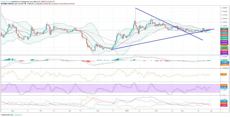 Tron price prediction daily chart