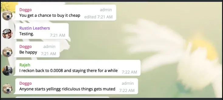 APL team has initiated a massive dump