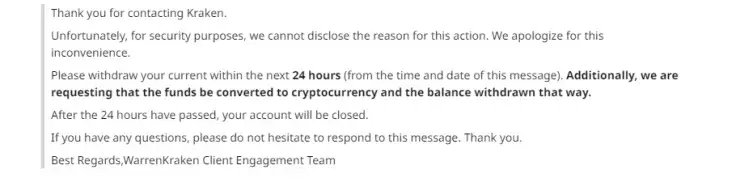 Dealing with a closed account  