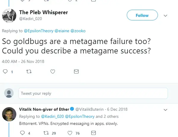 Vitalik Buterin Calls BitTorrent “Megatime Success”, Gets Complimented by Justin Sun