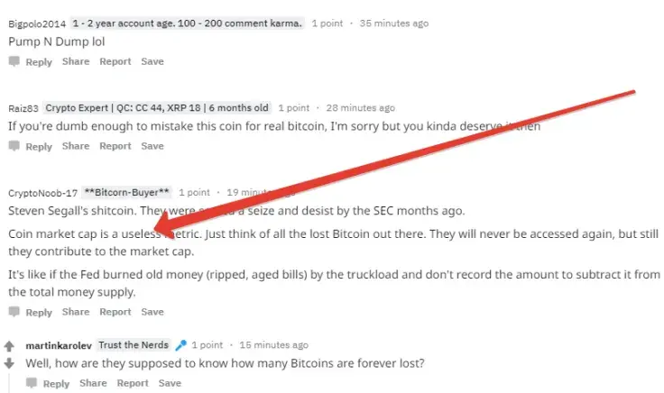 Tron is Rising Where the Rest Are Falling, CMC Shows Bitcoin Namesake in Spot #64