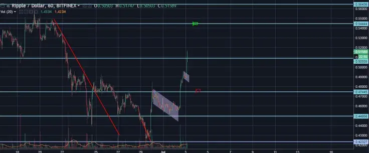 XRP/USD Hourly General