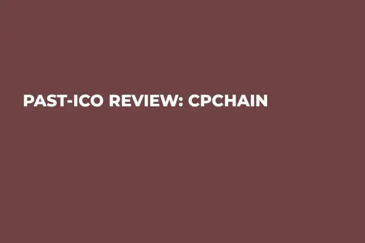Past-ICO Review: CPChain 