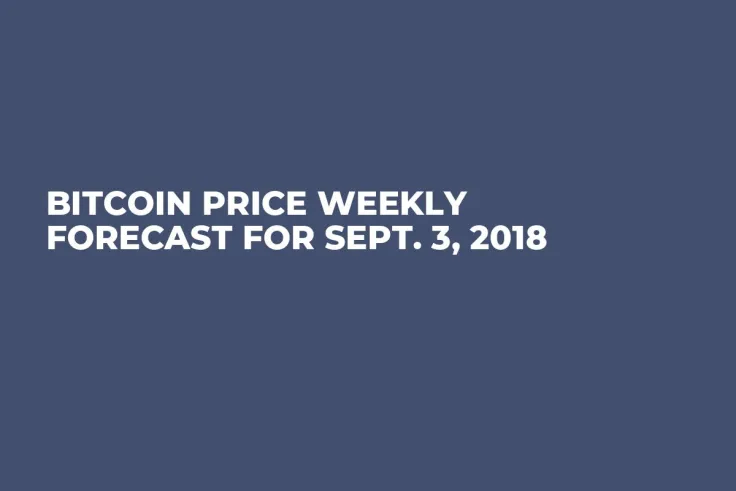 Bitcoin Price Weekly Forecast For Sept. 3, 2018