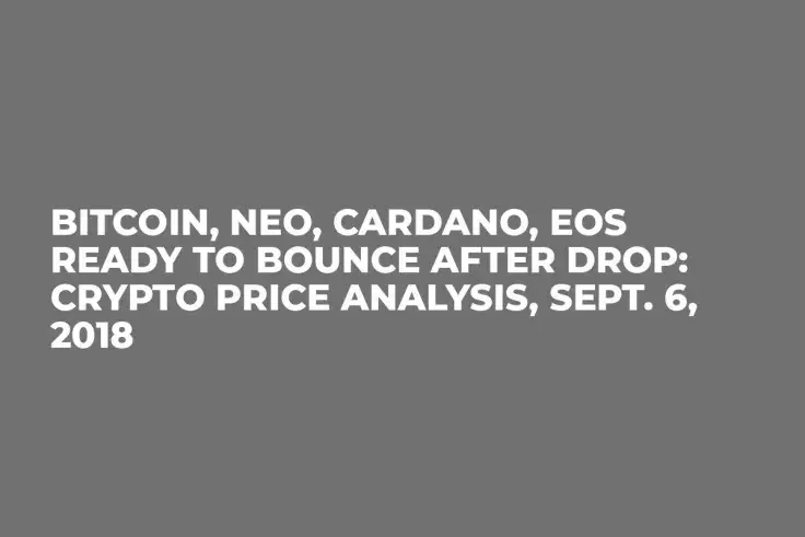 Bitcoin, NEO, Cardano, EOS Ready to Bounce After Drop: Crypto Price Analysis, Sept. 6, 2018