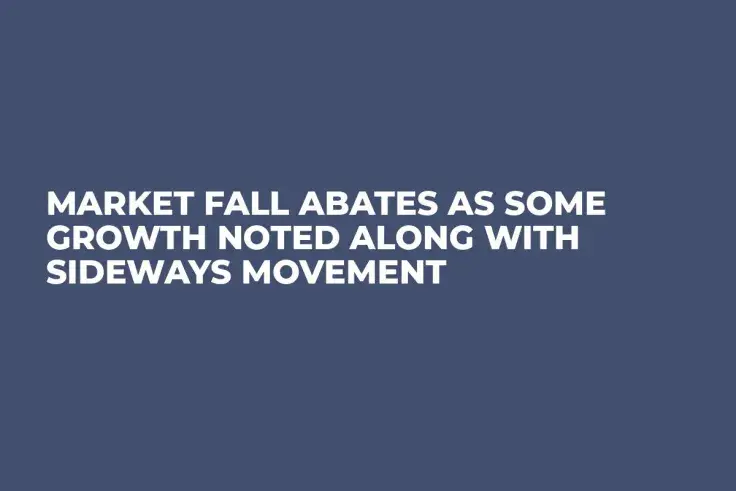Market Fall Abates as Some Growth Noted Along With Sideways Movement