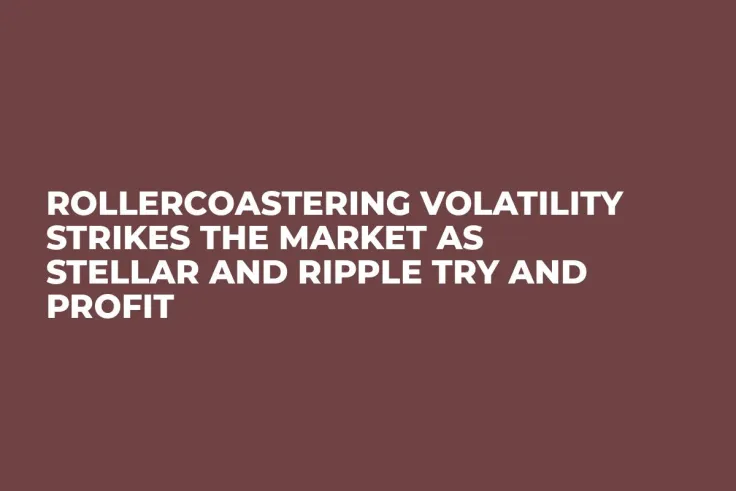 Rollercoastering Volatility Strikes the Market as Stellar and Ripple Try and Profit