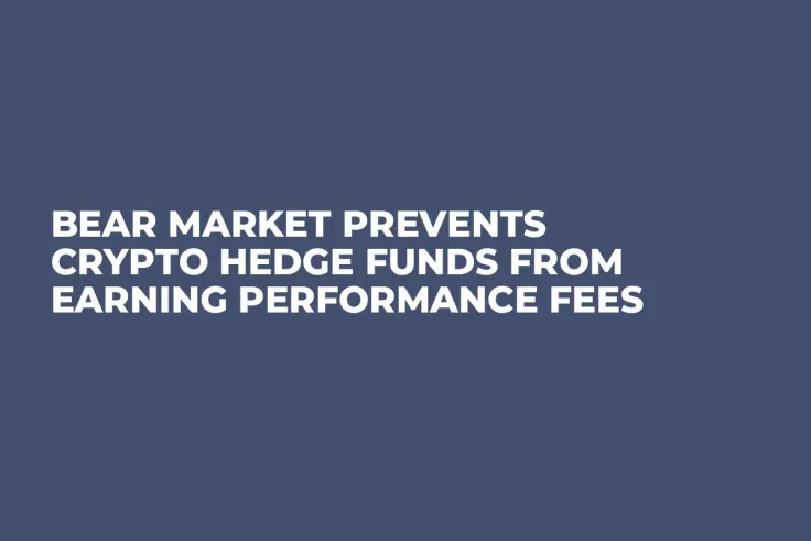 Bear Market Prevents Crypto Hedge Funds From Earning Performance Fees