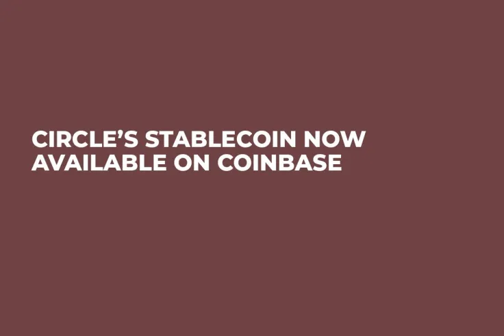 Circle’s Stablecoin Now Available on Coinbase 