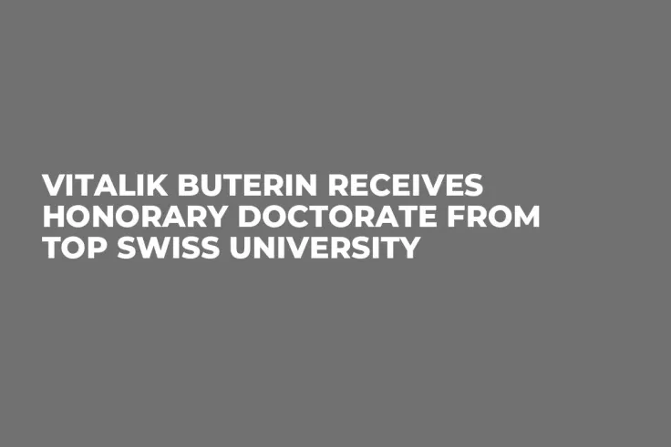 Vitalik Buterin Receives Honorary Doctorate from Top Swiss University