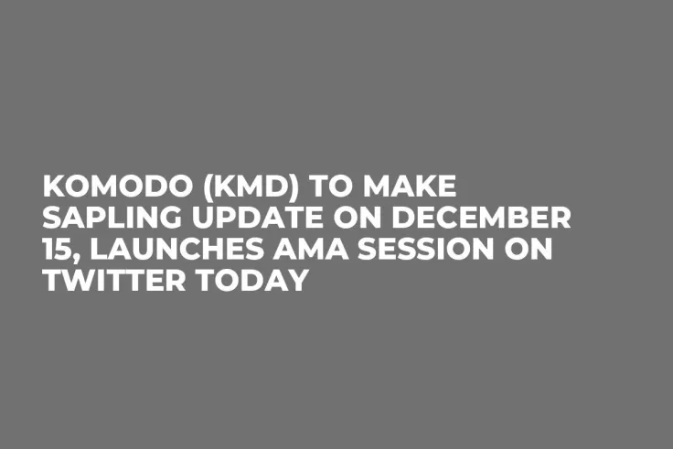 Komodo (KMD) to Make Sapling Update on December 15, Launches AMA Session on Twitter Today