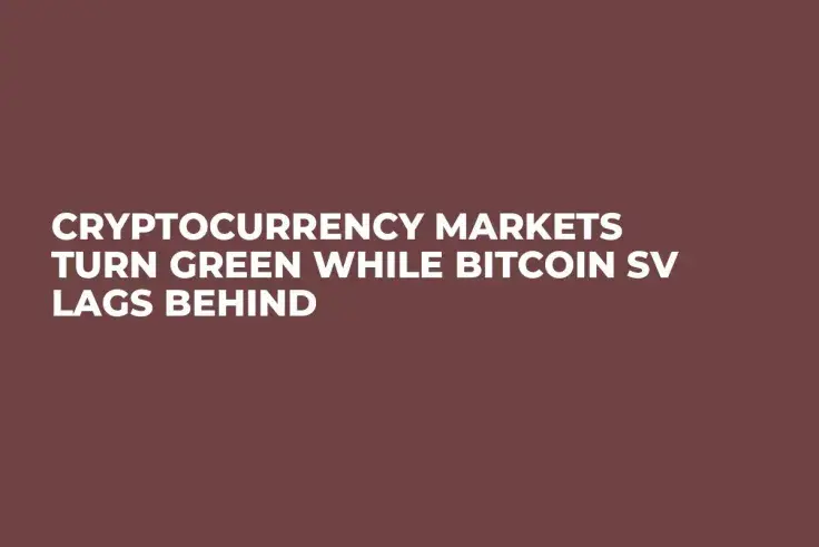 Cryptocurrency Markets Turn Green While Bitcoin SV Lags Behind