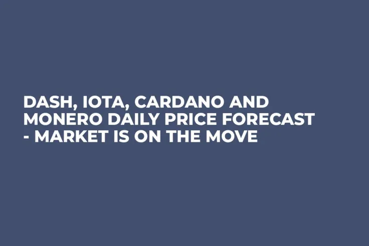 DASH, IOTA, Cardano and Monero Daily Price Forecast - Market Is on the Move