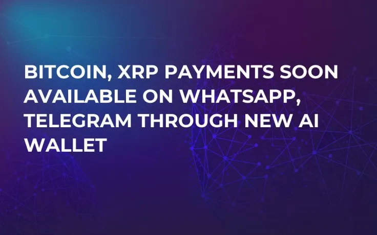 Bitcoin, XRP Payments Soon Available on WhatsApp, Telegram Through New AI Wallet