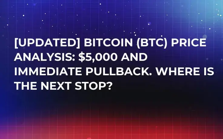 [UPDATED] Bitcoin (BTC) Price Analysis: $5,000 and Immediate Pullback. Where Is the Next Stop?