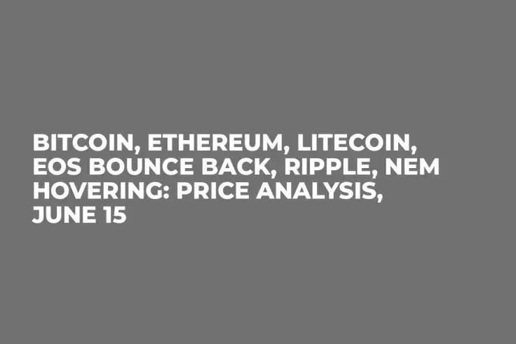 Bitcoin, Ethereum, Litecoin, EOS Bounce Back, Ripple, NEM Hovering: Price Analysis, June 15