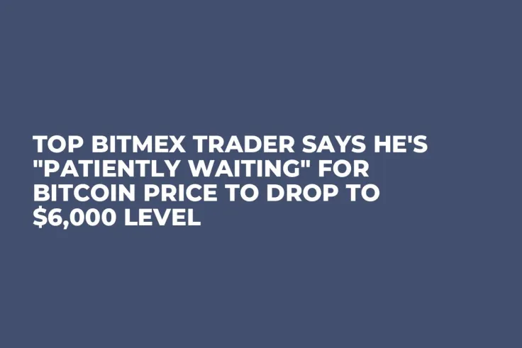 Top BitMEX Trader Says He's "Patiently Waiting" for Bitcoin Price to Drop to $6,000 Level