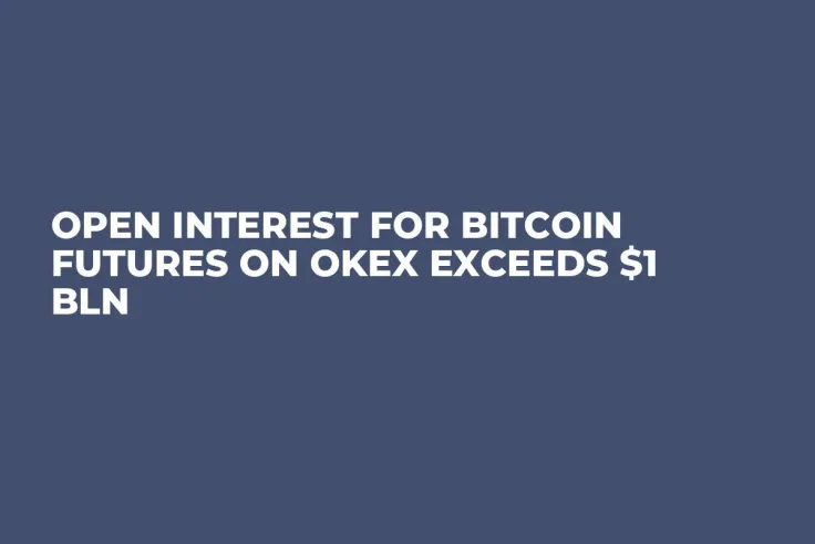 Open Interest for Bitcoin Futures on OKEx Exceeds $1 Bln